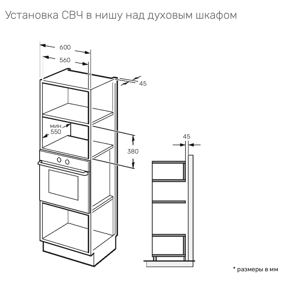 Встраиваемая микроволновая печь Kuppersberg HMW 651 W - фото 7