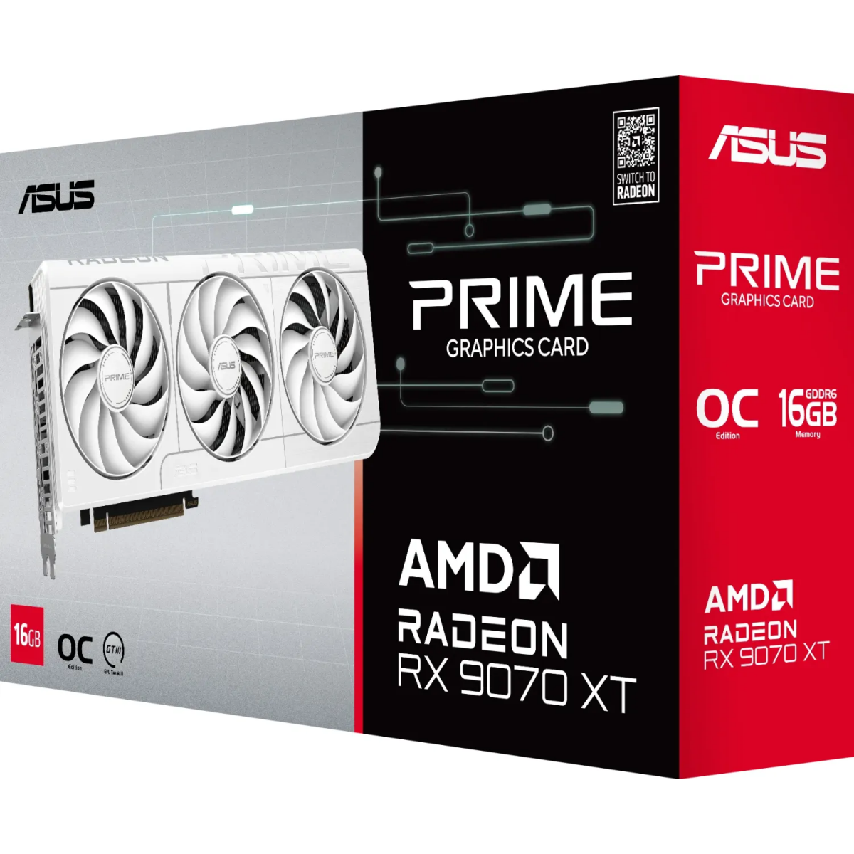 Видеокарта AMD Radeon RX 9070 XT ASUS OC 16Gb ( PRIME-RX9070XT-O16G-WHITE) - фото 13