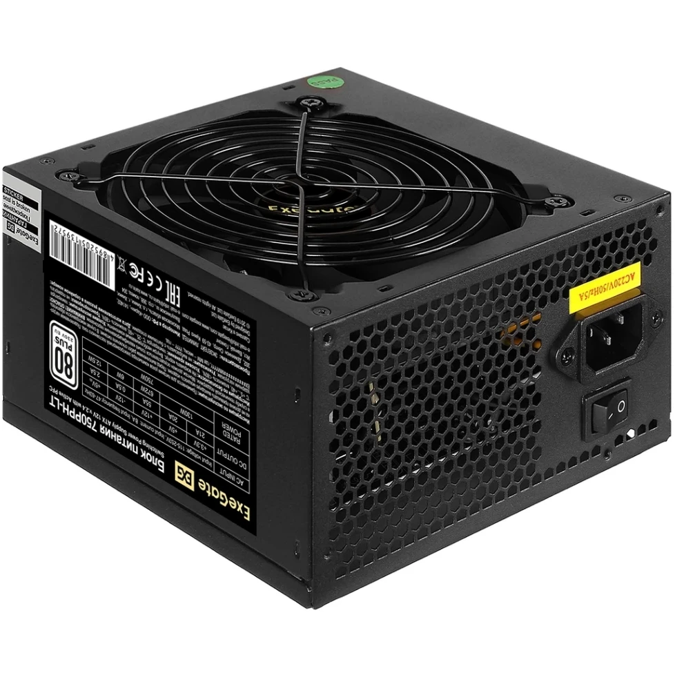 Блок питания 750W ExeGate 750PPH-LT-S - EX292341RUS-S