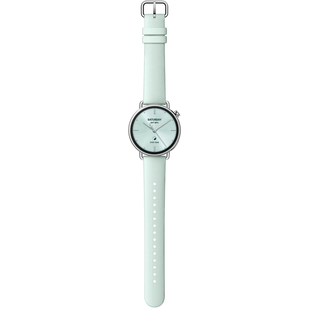 Умные часы Xiaomi Watch S4 41mm Fluororubber Strap Mint Green - BHR080CGL - фото 3