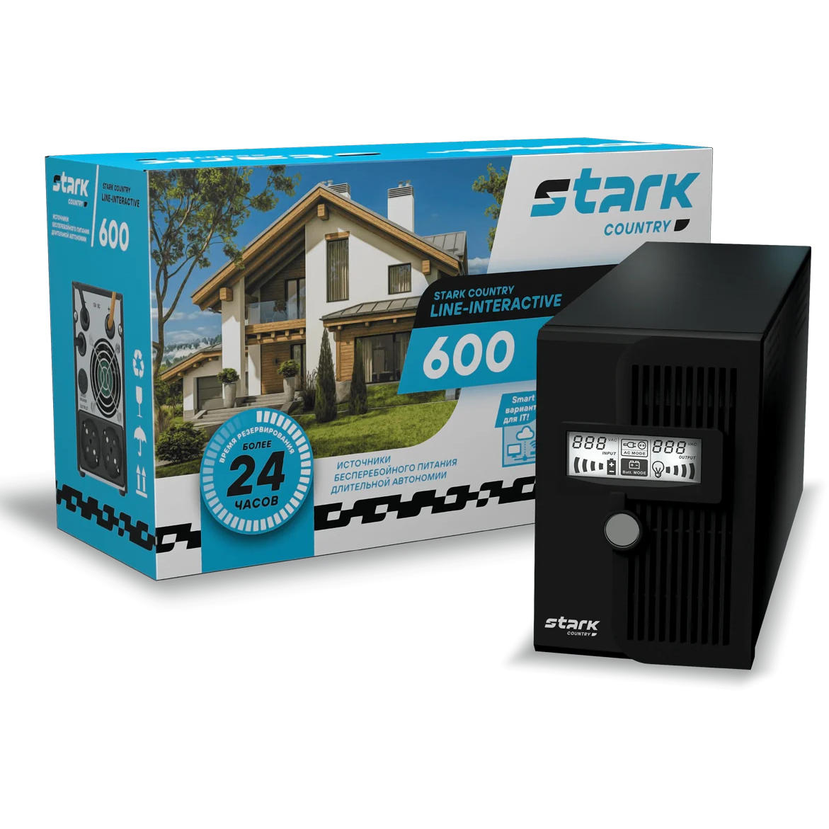 ИБП STARK COUNTRY 600 - SC 600 - фото 3