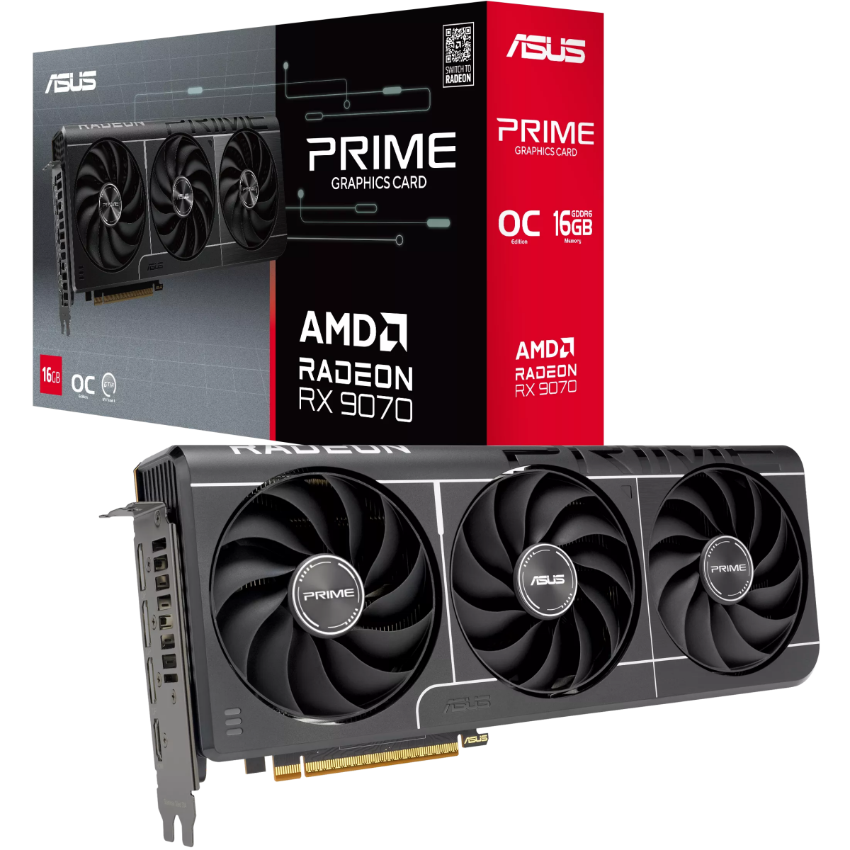 Видеокарта AMD Radeon RX 9070 ASUS OC 16Gb (PRIME-RX9070-O16G-EVO) - фото 11