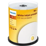 Диск CD-R Philips 700Mb 52x Cake Box Printable (100 шт.) (CR7D5JB00/97)