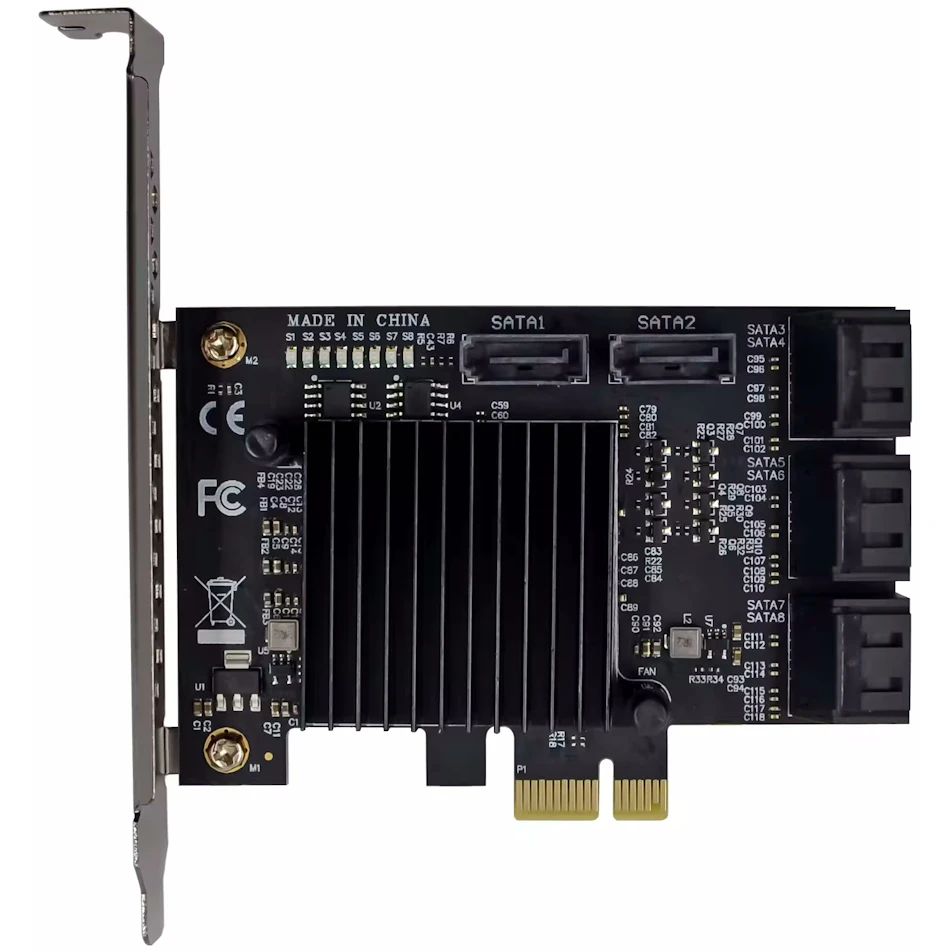 Контроллер SATA Orient MJ9215S8 - фото 2