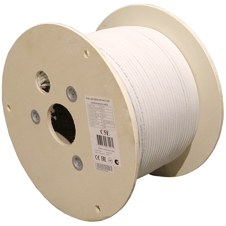 Бухта Lanmaster LAN-5ESFUTP-HFLT-GY, 305м - фото 2