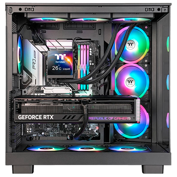 Система жидкостного охлаждения Thermaltake MAGFloe 420 Ultra ARGB Black - CL-W451-PL14SW-A - фото 6