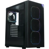 Корпус XASTRA A408 4ARGB Black (A408-4FG12A)