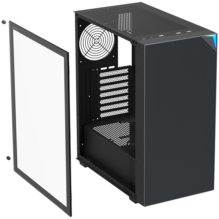 Корпус XASTRA A408 4ARGB Black - A408-4FG12A - фото 12