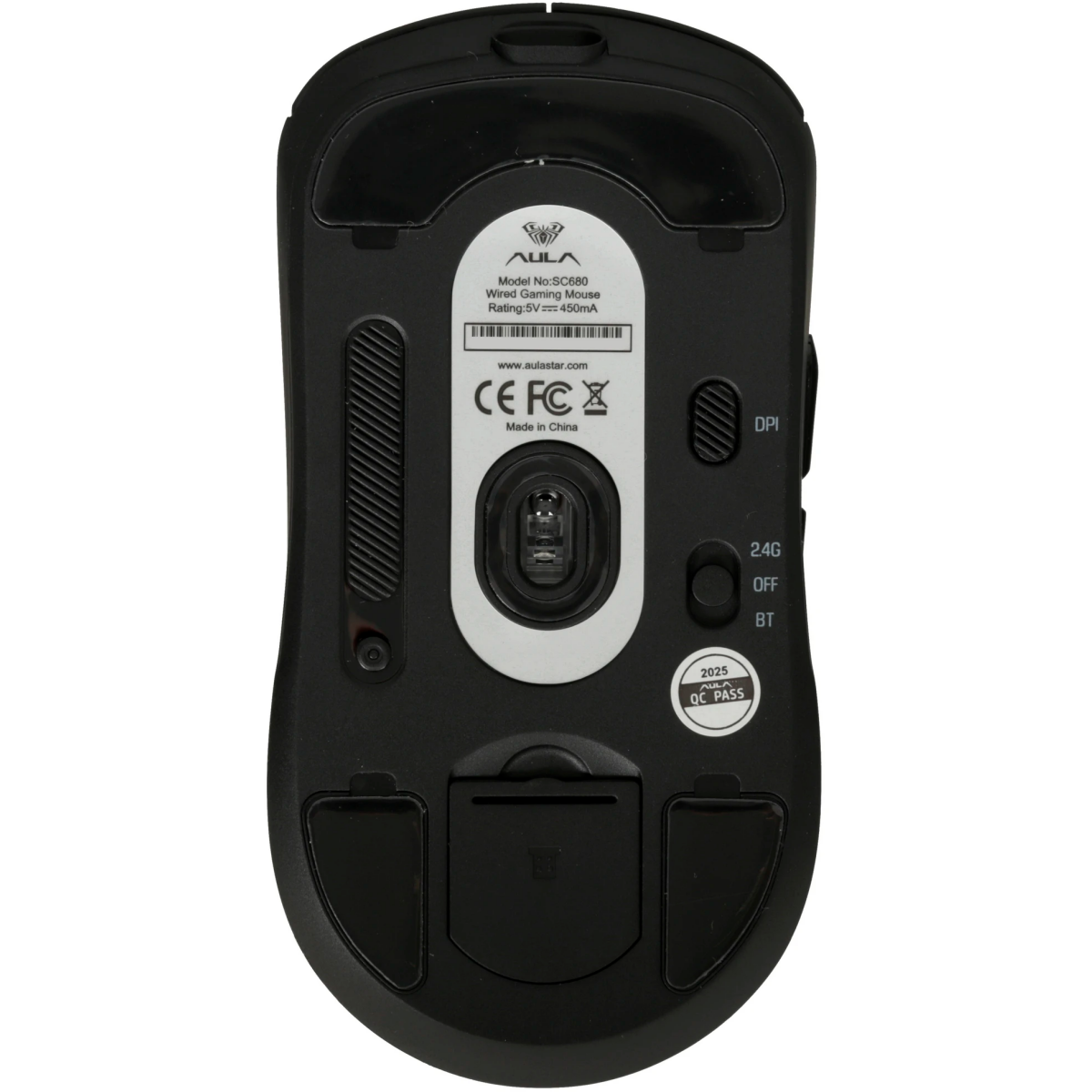 Мышь AULA SC680 Black - фото 5