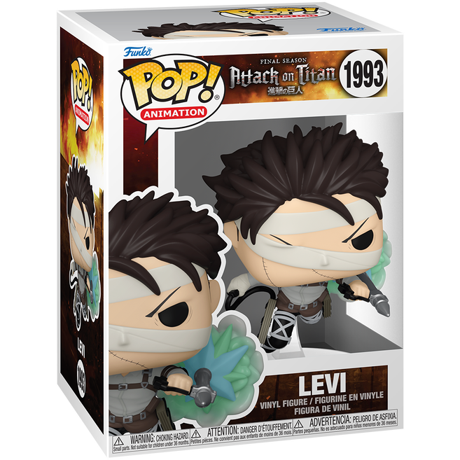 Фигурка Funko POP! Animation Attack on Titan Levi with Bandages - 80373 - фото 2