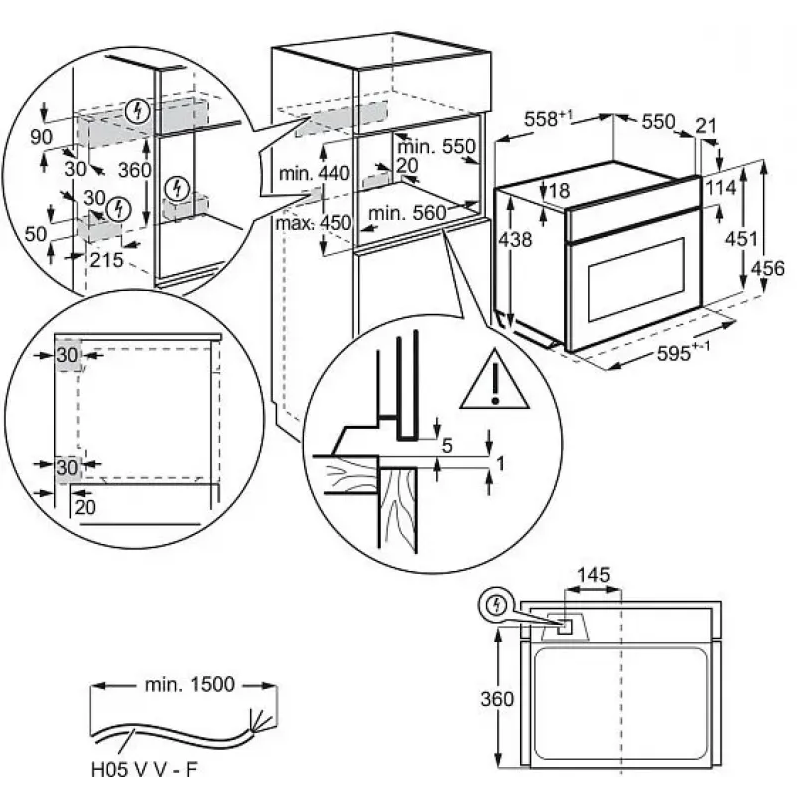 Встраиваемая микроволновая печь Electrolux EVM8E09X - фото 6