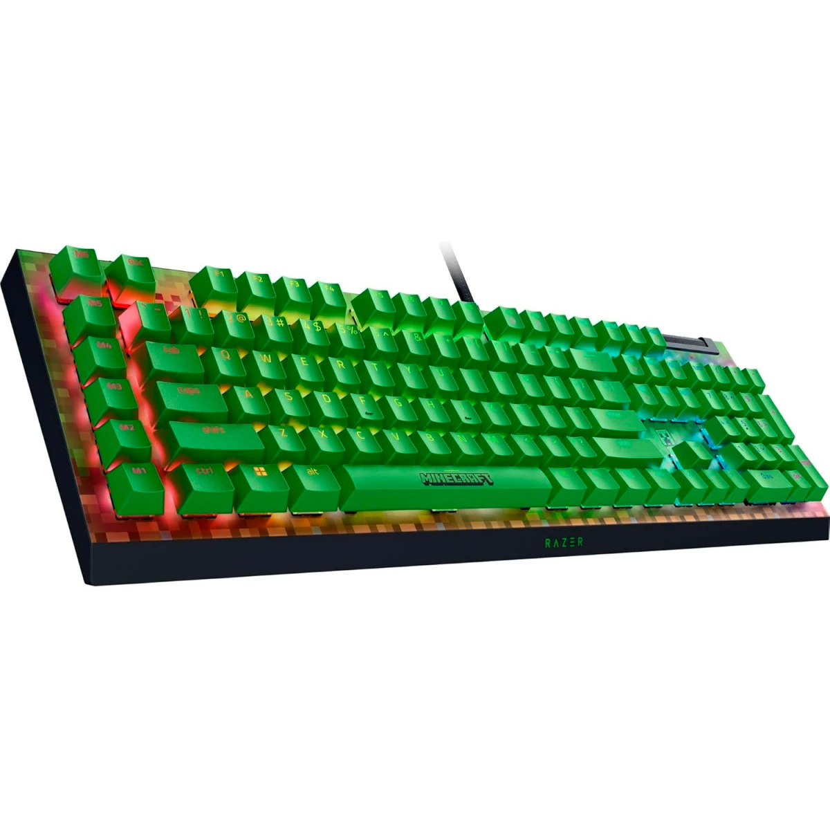 Клавиатура Razer BlackWidow V4 X (Green Switch) Minecraft Edition - RZ03-04704100-R3M1 - фото 2