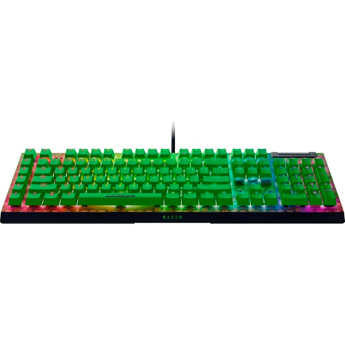 Клавиатура Razer BlackWidow V4 X (Green Switch) Minecraft Edition - RZ03-04704100-R3M1 - фото 3