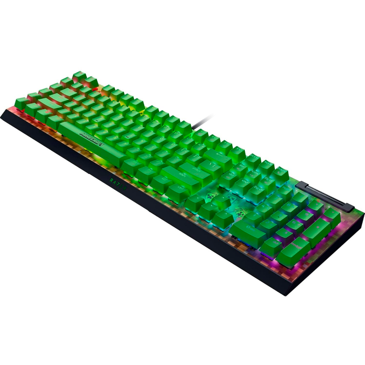 Клавиатура Razer BlackWidow V4 X (Green Switch) Minecraft Edition - RZ03-04704100-R3M1 - фото 4