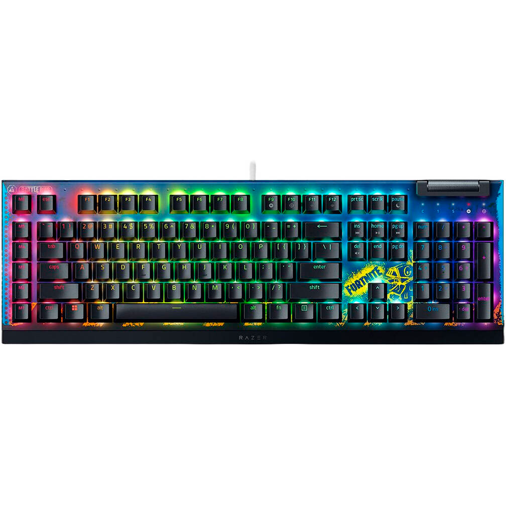 Клавиатура Razer BlackWidow V4 X (Yellow Switch) Fortnite Edition