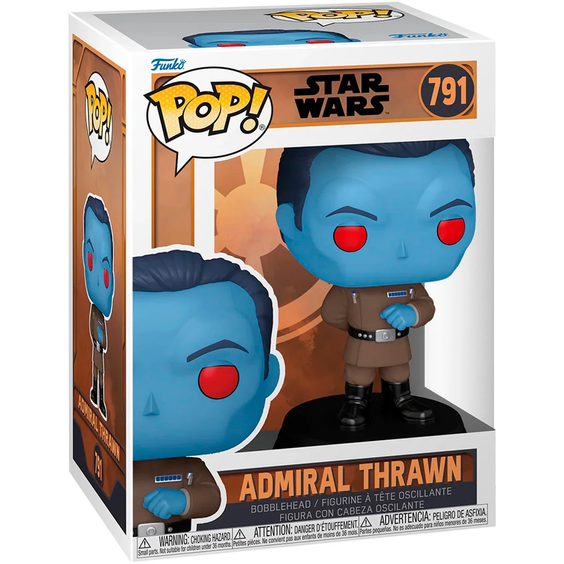 Фигурка Funko POP! Bobble Star Wars Tales of the Empire Admiral Thrawn - 86591 - фото 2