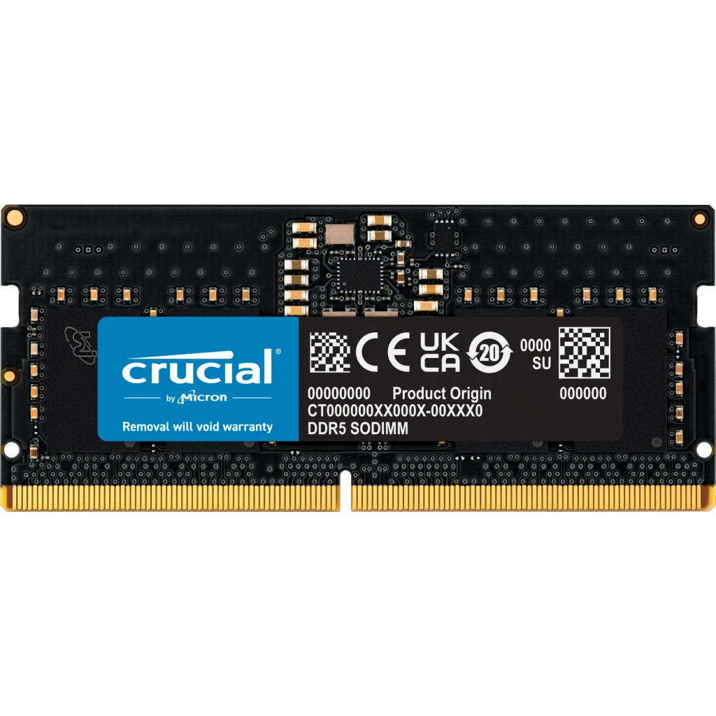 Оперативная память 8Gb DDR5 5600MHz Crucial SO-DIMM (CT8G56C46S5) OEM