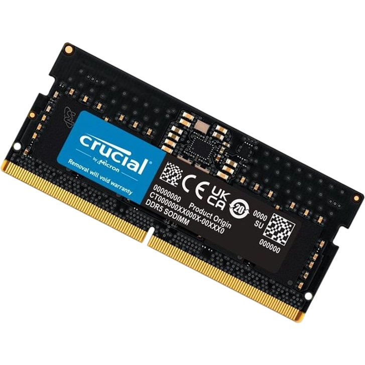 Оперативная память 8Gb DDR5 5600MHz Crucial SO-DIMM (CT8G56C46S5) OEM - фото 2