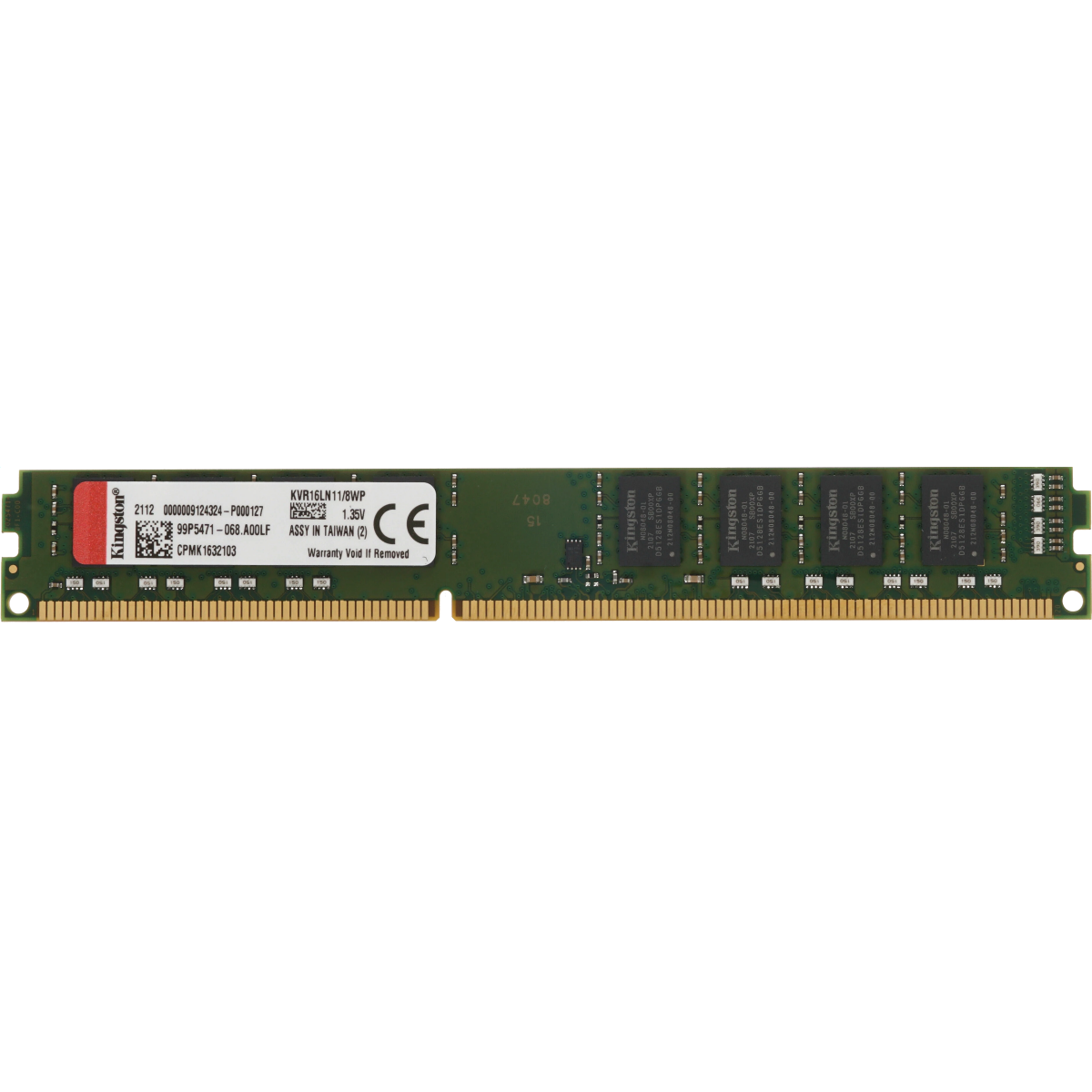 Оперативная память 8Gb DDR-III 1600MHz Kingston (KVR16LN11/8) - KVR16LN11/8WP