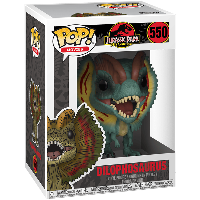 Фигурка Funko POP! Movies Jurassic Park Dilophosaurus (550) w/Chase - 26736 - фото 2