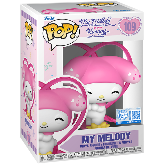 Фигурка Funko POP! My Melody 50th Kuromi 20th My Melody (With Ribbonn) (Exc) (109) - 87213 - фото 2
