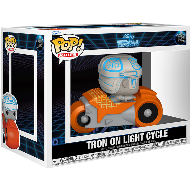 Фигурка Funko POP! Rides Disney Tron (1982) Tron On Light Cycle (134) - 80206 - фото 2