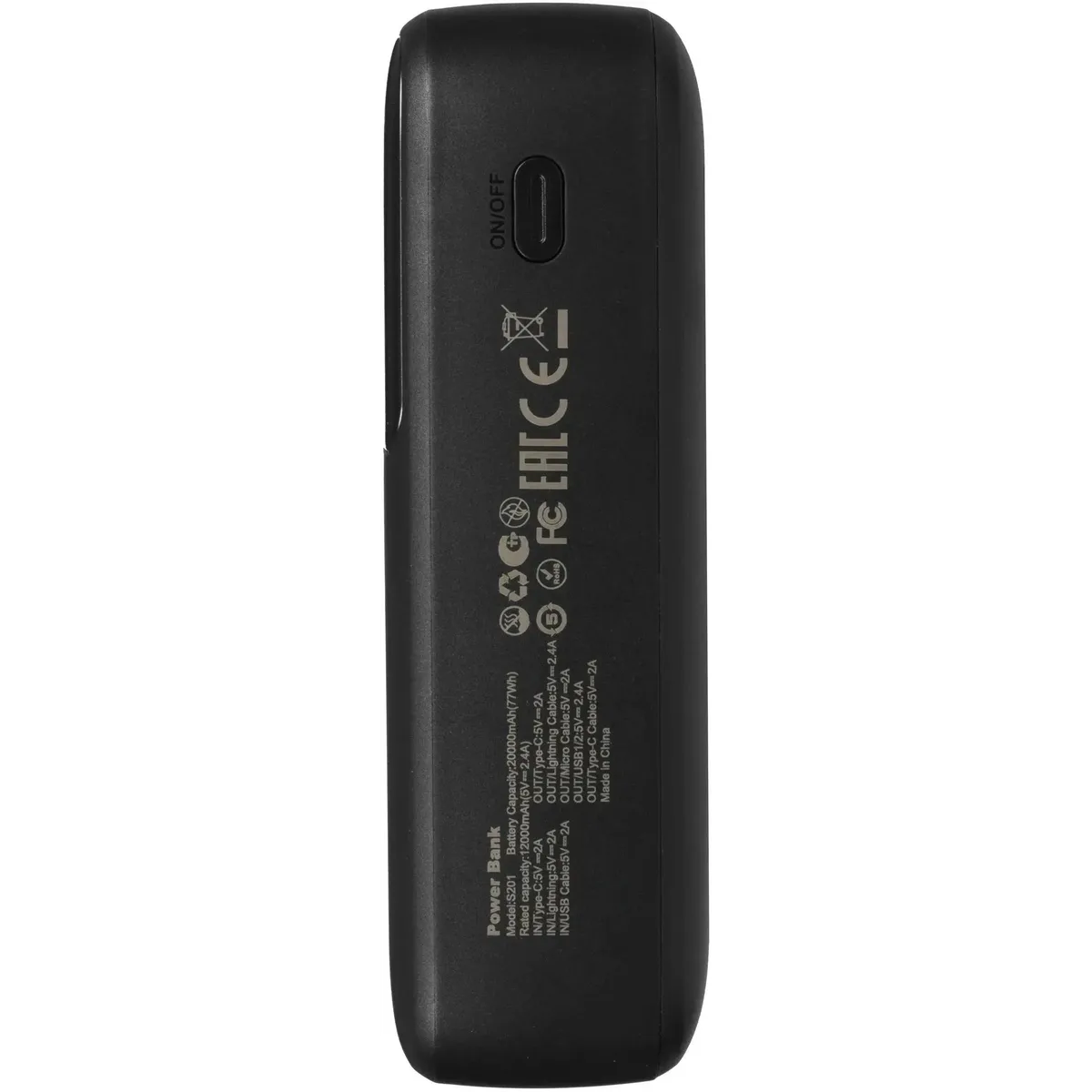 Внешний аккумулятор Tecno Pocket S201 Black - фото 4