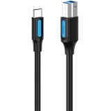 Кабель USB B (M) - USB Type-C, 1м, Vention CQVBF