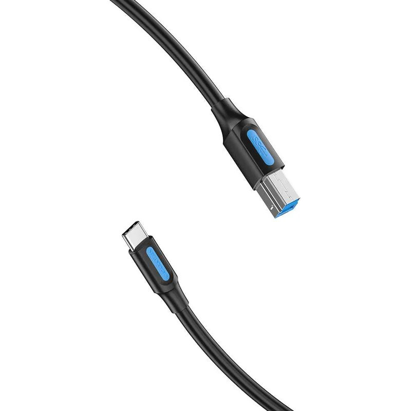Кабель USB B (M) - USB Type-C, 1м, Vention CQVBF - фото 3