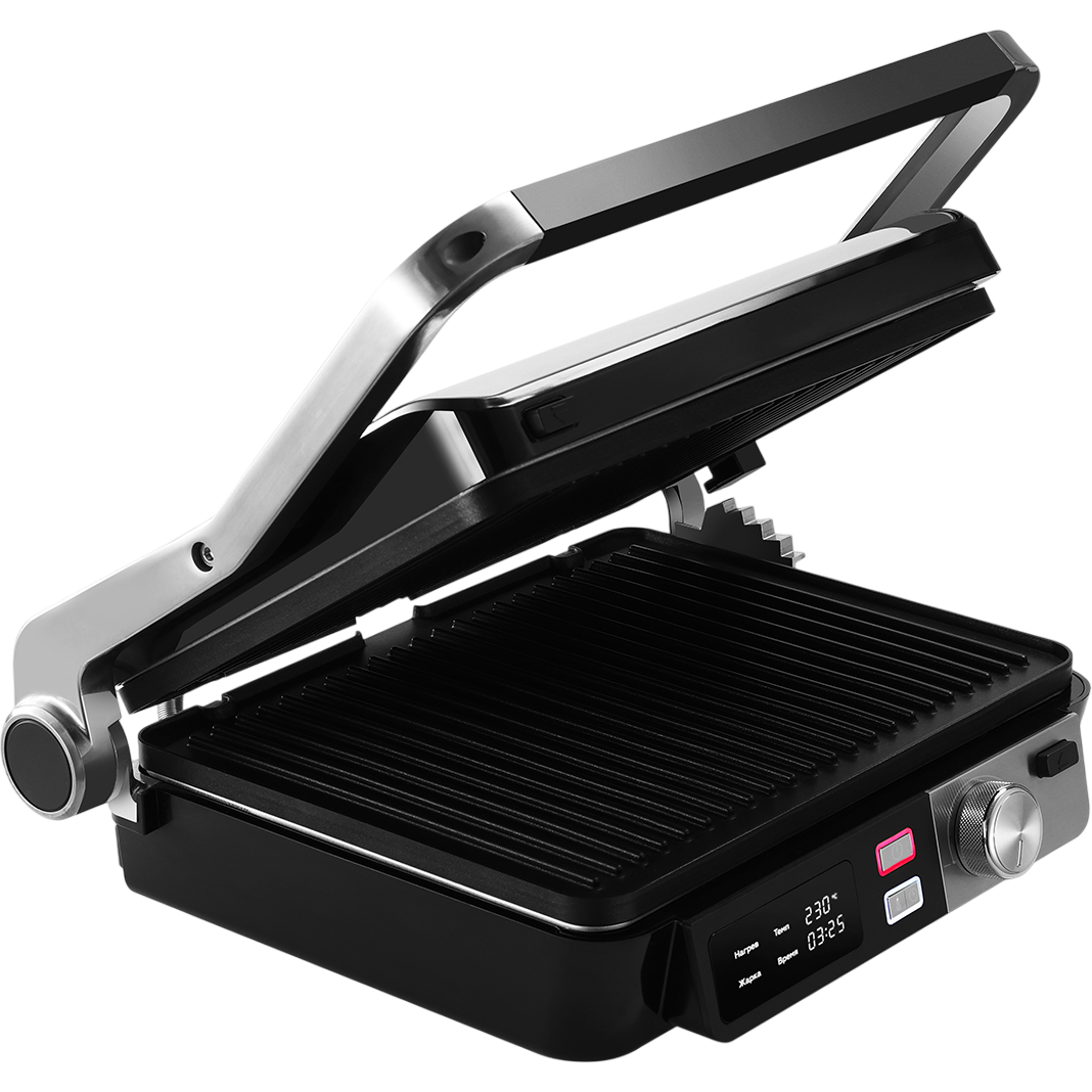 Электрогриль BQ GR3009 Black/Silver - фото 4