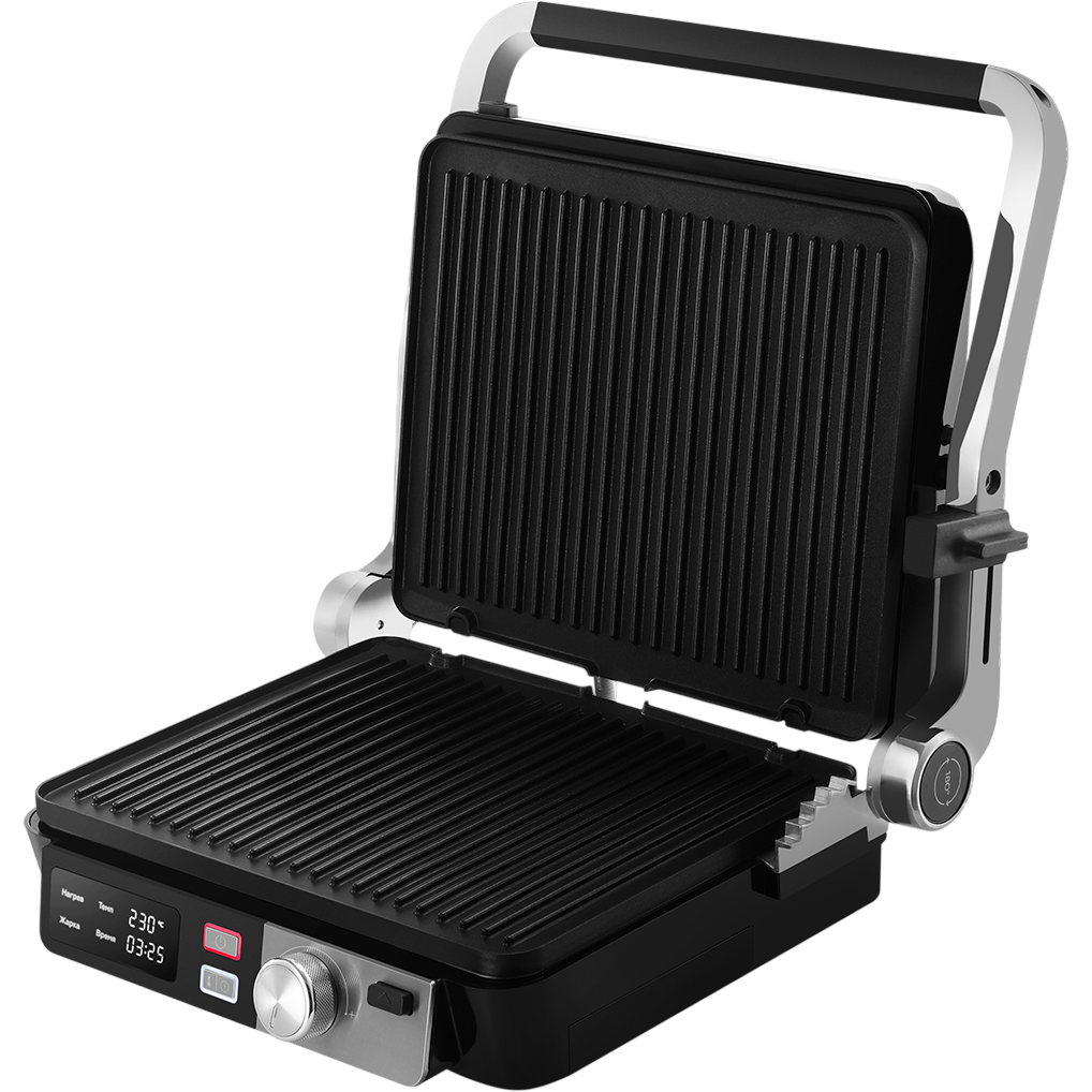 Электрогриль BQ GR3009 Black/Silver - фото 5