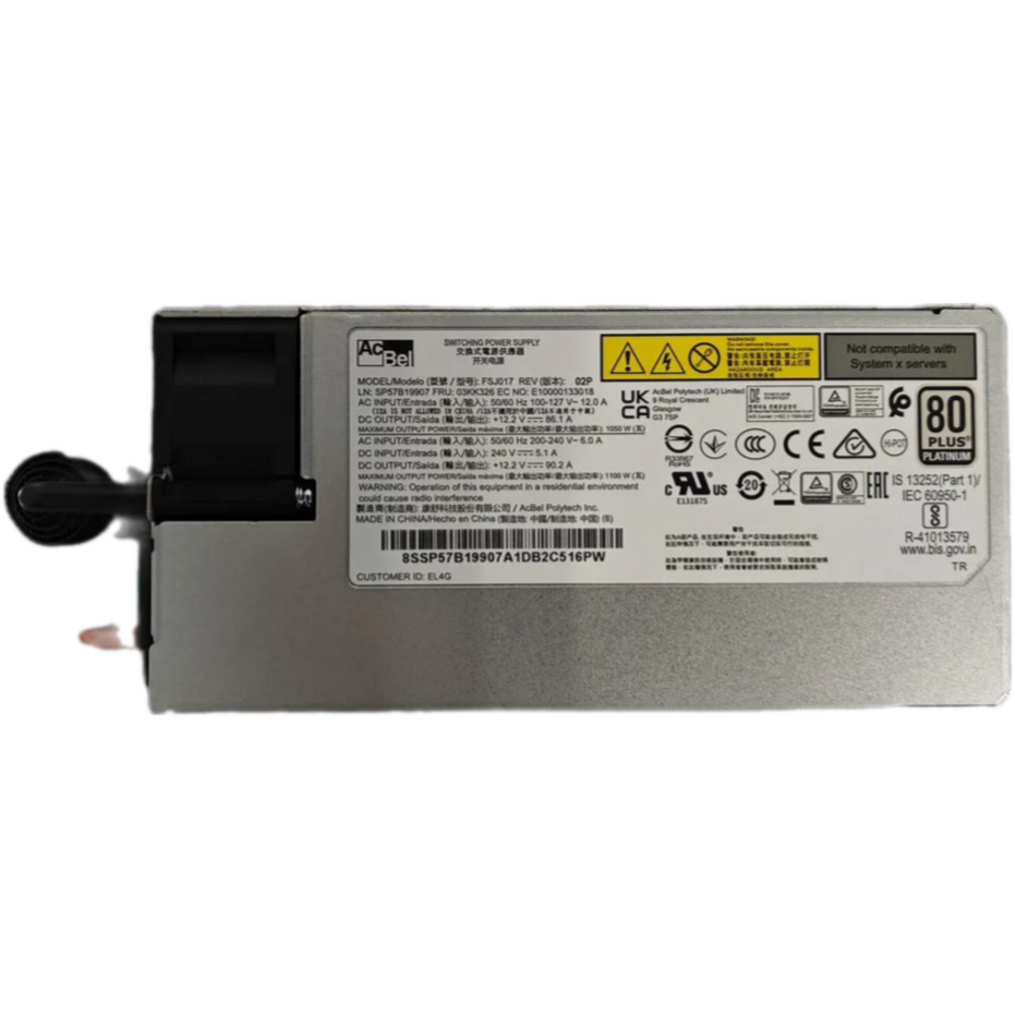 Блок питания Lenovo 1100W Platinum Hot Swap (4P57A72671)