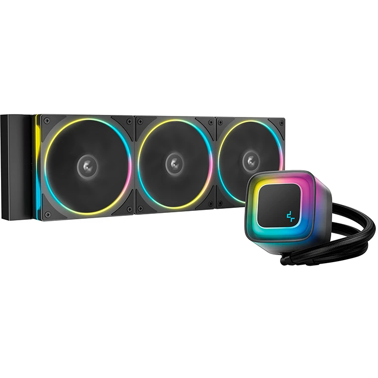 Система жидкостного охлаждения DeepCool LE360 V2 ZERO DARK: купить