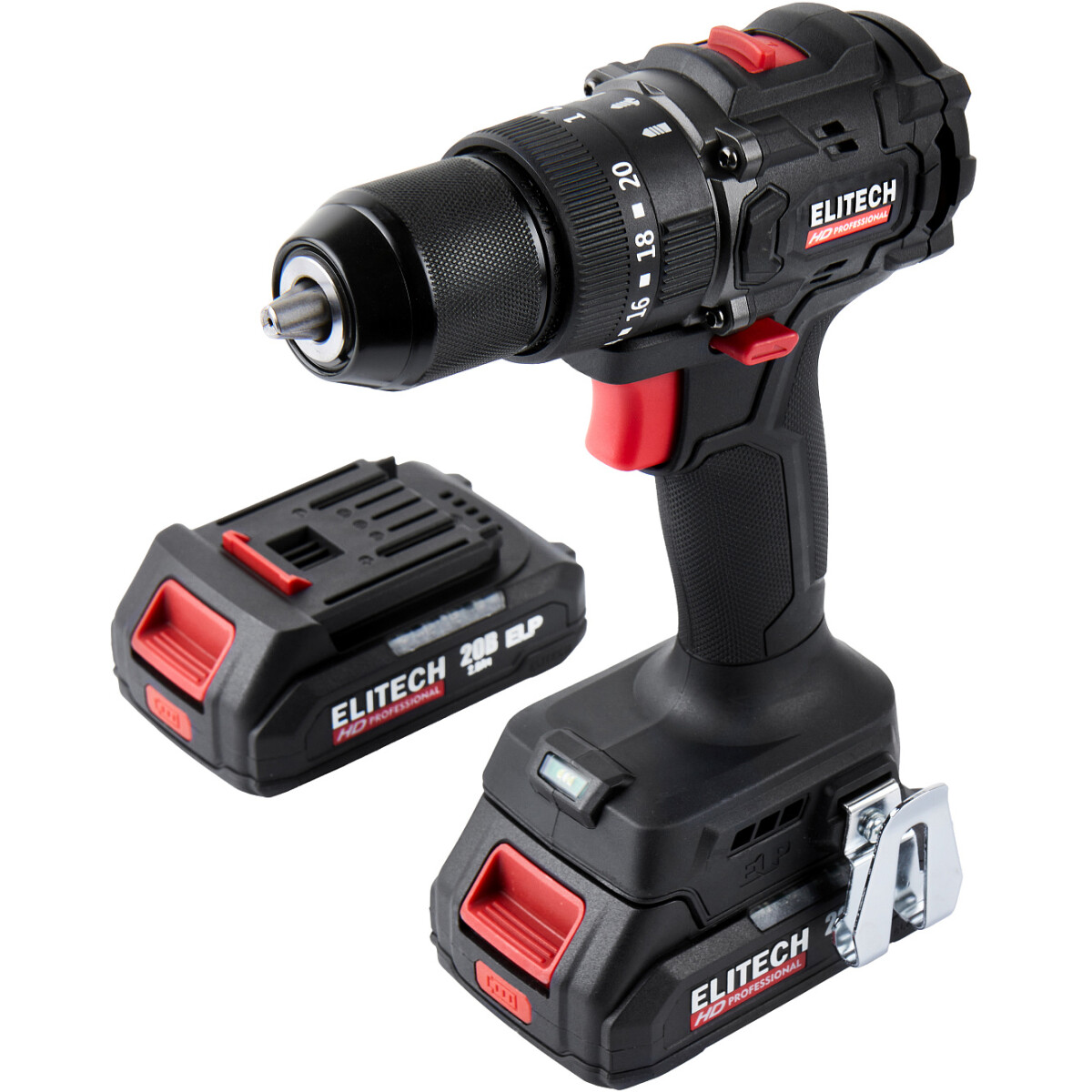 Дрель-шуруповёрт Elitech CD 20ISL2 (E2201.041.01) - 205722