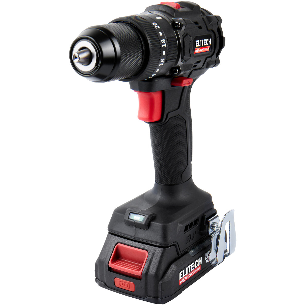 Дрель-шуруповёрт Elitech CD 20ISL2 (E2201.041.01) - 205722 - фото 2