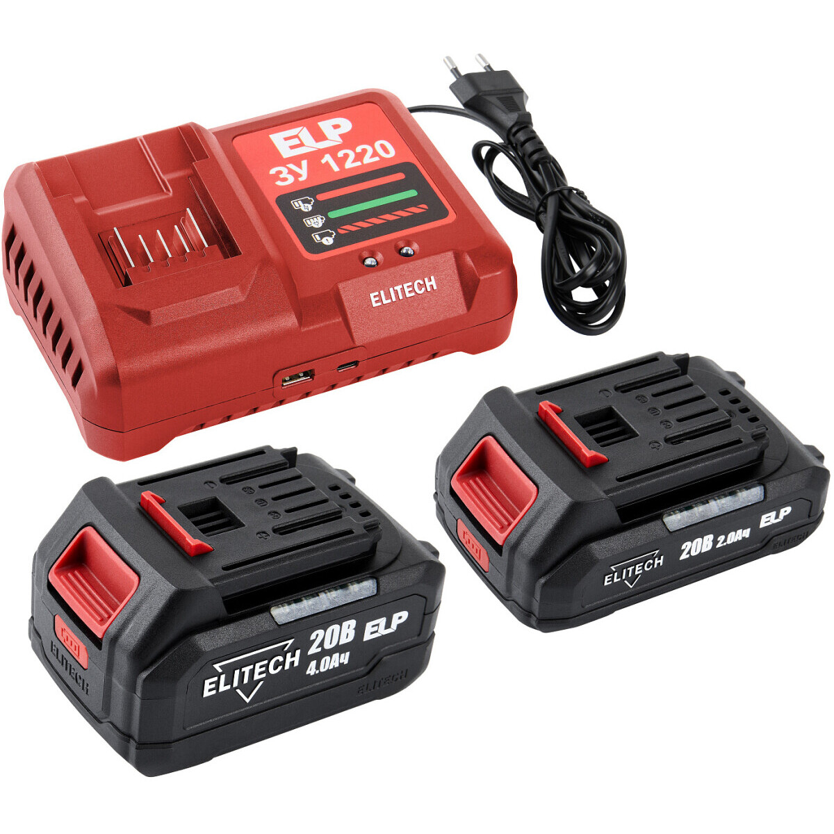 Дрель-шуруповёрт Elitech ДА 20УБЛ2 - E2201.047.02 - фото 9