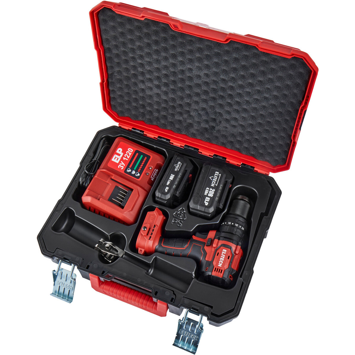 Дрель-шуруповёрт Elitech ДА 20УБЛ2 - E2201.047.02 - фото 10