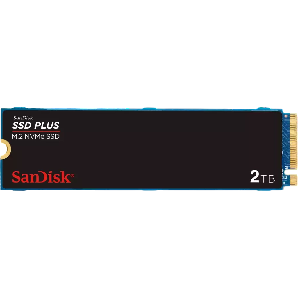 Накопитель SSD 2Tb SanDisk Plus (SDSSDA3N-2T00-G26) - фото 2