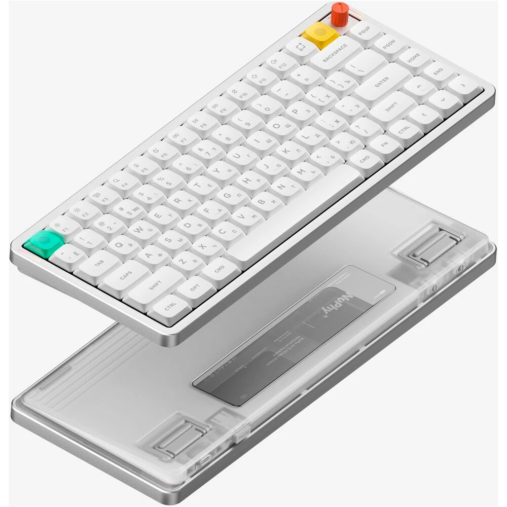 Клавиатура NuPhy AIR75v3 Wireless (Blush Nano Switch) RGB White - AIR75v3-NW-BLN - фото 3