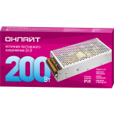 Драйвер для светодиодной ленты ОНЛАЙТ OD-P200-IP20-24V (90644)