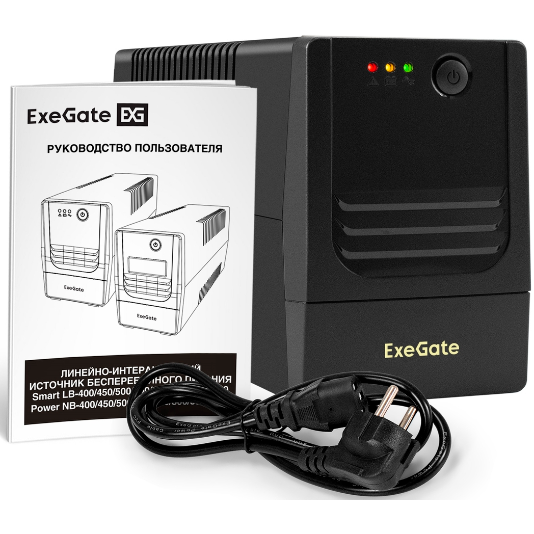 ИБП ExeGate Power NB-400.LED.AVR.4C13 - EX299621RUS - фото 7