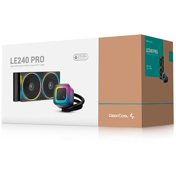 Система жидкостного охлаждения DeepCool LE240 PRO - R-LE240PRO-BKAMMC-G-1 - фото 6