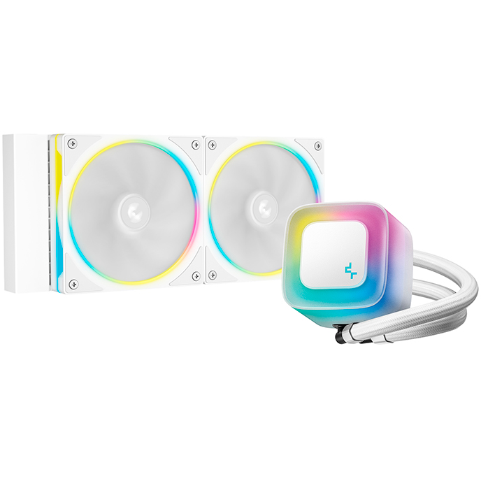 Система жидкостного охлаждения DeepCool LE240 PRO WH