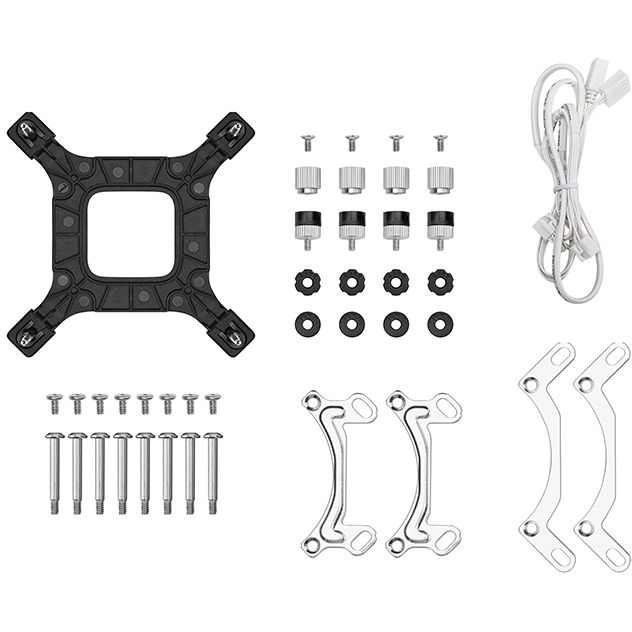 Система жидкостного охлаждения DeepCool LE240 PRO WH - R-LE240PRO-WHAMMC-G-1 - фото 5