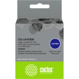 Ленточный картридж Cactus CS-LK4TBW Black