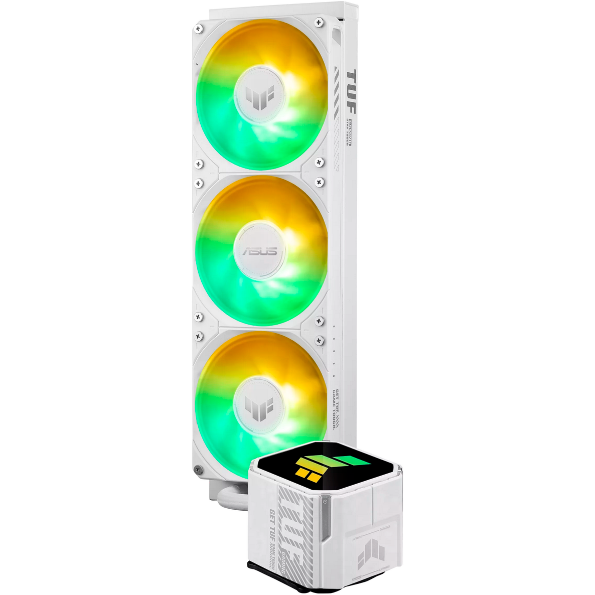 Система жидкостного охлаждения ASUS TUF Gaming LC III 360 ARGB White - 90RC0192-B0EAY0 - фото 6
