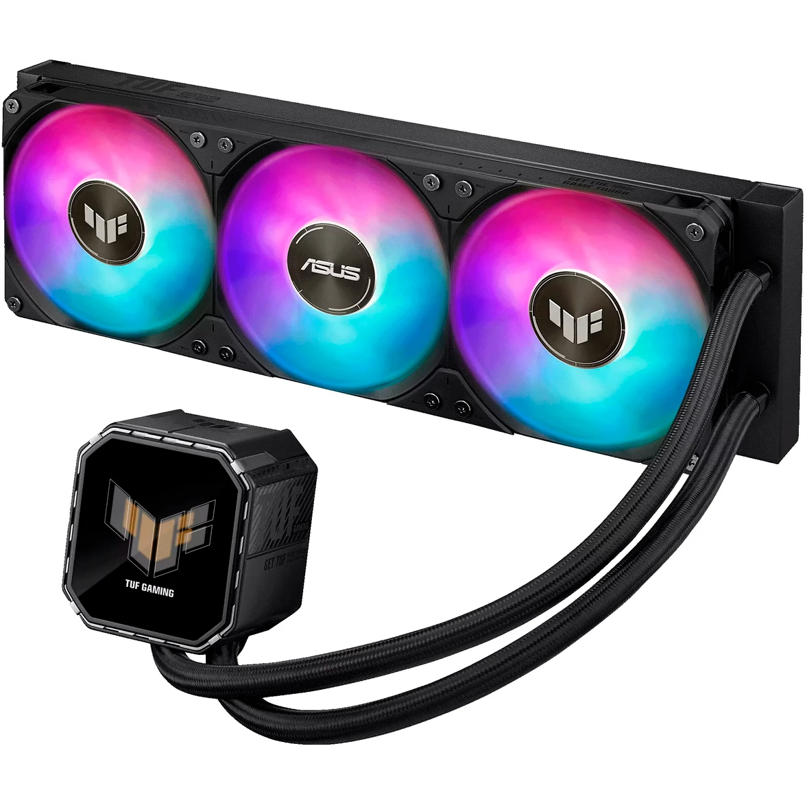 Система жидкостного охлаждения ASUS TUF Gaming LC III 360 ARGB LCD Black - 90RC01A1-B0EAY0 - фото 2