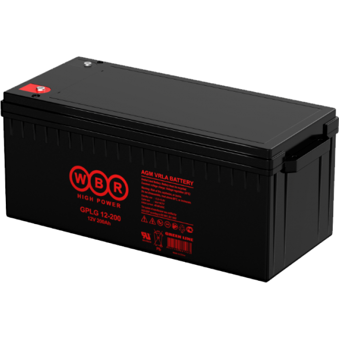 Аккумуляторная батарея WBR GPLG12-200 - фото 2