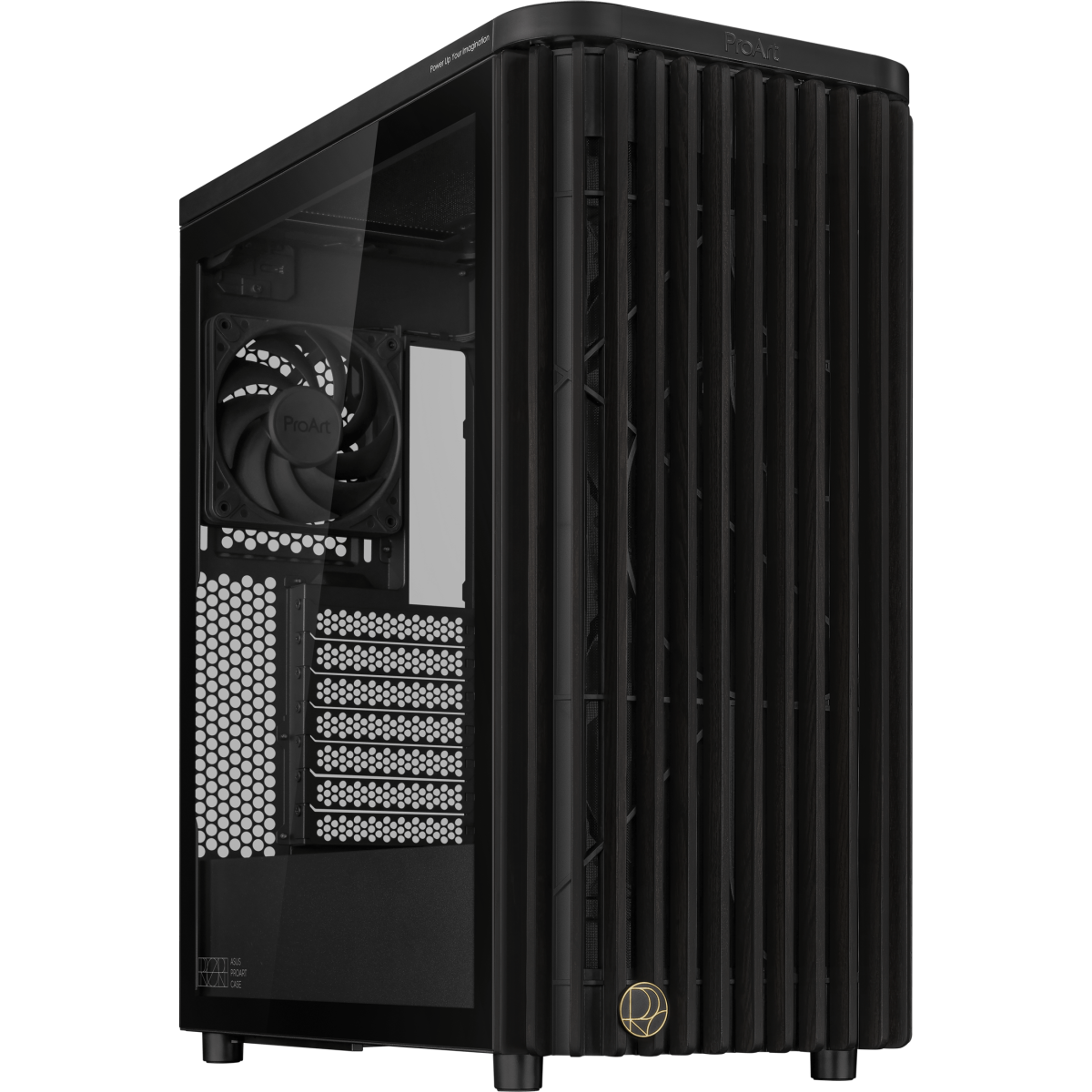 Корпус ASUS ProArt PA401 Wood Edition Tempered Glass Panel Black