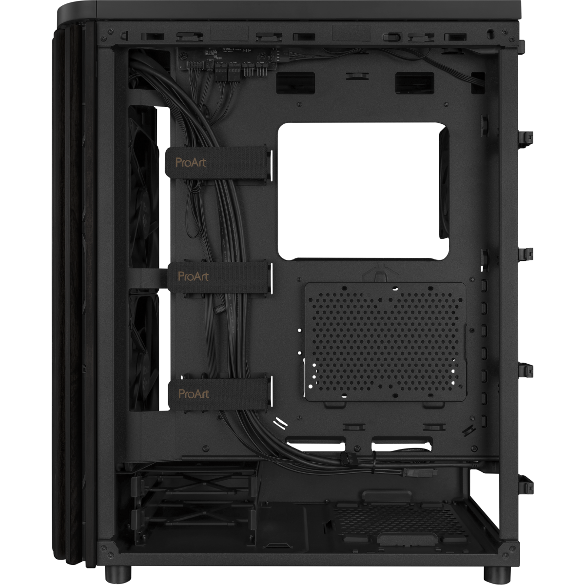 Корпус ASUS ProArt PA401 Wood Edition Tempered Glass Panel Black - 90DC00M0-B39000 - фото 9
